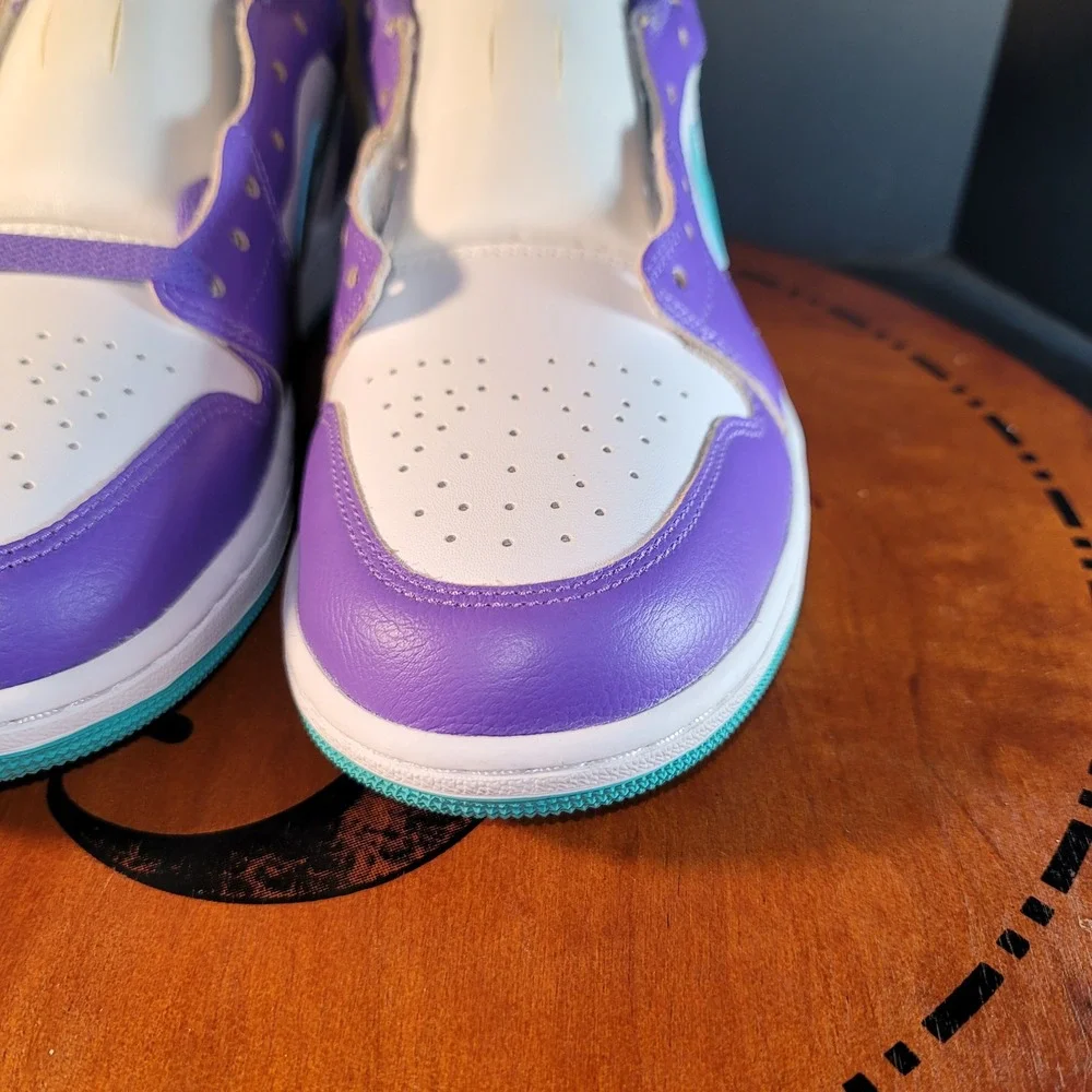 Nike Air Jordan 1 Low Action Grape Sky J Light Olive Purple Teal White DC0774502